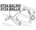 FEBEST Rameno zavěšení kol FBS 0724-BALRH, 0724-BALRH