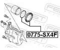 FEBEST Sada na opravu brzdov�ho t�menu FBS 0775-SX4F, 0775-SX4F