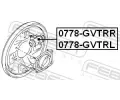FEBEST Brzdový váleček FBS 0778-GVTRR, 0778-GVTRR