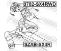 FEBEST Nboj kola FBS 0782-SX4RWD, 0782-SX4RWD