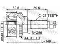 FEBEST Kloub hnacho hdele, sada FBS 0810-026A44, 0810-026A44