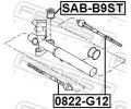 FEBEST Axiln kloub pnho thla zen FBS 0822-G12, 0822-G12
