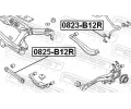 FEBEST Ty / vzpra stabiliztoru FBS 0823-B12R, 0823-B12R