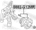 FEBEST Nboj kola FBS 0882-G12MR, 0882-G12MR