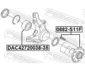 FEBEST Nboj kola FBS 0882-S11F, 0882-S11F