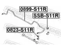 FEBEST Stabiliz�tor podvozku FBS 0899-S11R, 0899-S11R