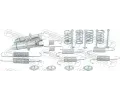 Sada p��slu�enstv� parkovac�ch brzdov�ch �elist�&nbsp;FEBEST&nbsp;&dash;&nbsp;FBS 1004-J200R-KIT