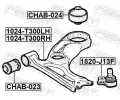 FEBEST Rameno zaven kol FBS 1024-T300RH, 1024-T300RH