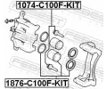 FEBEST Vodic ep brzdovho tmenu FBS 1074-C100F-KIT, 1074-C100F-KIT