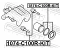 FEBEST Vodic ep brzdovho tmenu FBS 1074-C100R-KIT, 1074-C100R-KIT