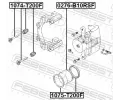 FEBEST Vodic ep brzdovho tmenu FBS 1074-T200F, 1074-T200F