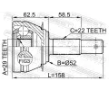 FEBEST Kloub hnacho hdele, sada FBS 1110-006, 1110-006