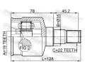 FEBEST Kloub hnacho hdele, sada FBS 1111-SPA, 1111-SPA