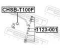 FEBEST Ty / vzpra stabiliztoru FBS 1123-001, 1123-001