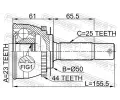 FEBEST Kloub hnacho hdele, sada FBS 1210-002A44, 1210-002A44