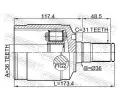 FEBEST Kloub hnacho hdele, sada FBS 1211-CM10LH, 1211-CM10LH