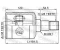 FEBEST Kloub hnacho hdele, sada FBS 1211-DM24MTLH, 1211-DM24MTLH