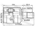 FEBEST Kloub hnacho hdele, sada FBS 1211-DMLH, 1211-DMLH