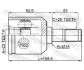 FEBEST Kloub hnacho hdele, sada FBS 1211-TUCRR, 1211-TUCRR