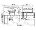 FEBEST Kloub hnacho hdele, sada FBS 1211-YFLH, 1211-YFLH