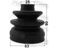 FEBEST Sada manety hnacho hdele FBS 1215-SANFELH, 1215-SANFELH