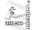 FEBEST Ty / vzpra stabiliztoru FBS 1223-ACC, 1223-ACC