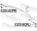 FEBEST Ty / vzpra stabiliztoru FBS 1223-ACFR, 1223-ACFR