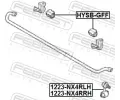 FEBEST Ty / vzpra stabiliztoru FBS 1223-NX4RRH, 1223-NX4RRH