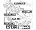 FEBEST Rameno zaven kol FBS 1225-LMRRH, 1225-LMRRH