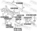 FEBEST Rameno zaven kol FBS 1225-TMRR, 1225-TMRR