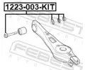 FEBEST roub pro opravu odklonu kola FBS 1229-003-KIT, 1229-003-KIT