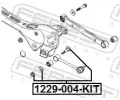 FEBEST roub pro opravu odklonu kola FBS 1229-004-KIT, 1229-004-KIT