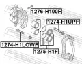 FEBEST Vodic ep brzdovho tmenu FBS 1274-H1LOWF, 1274-H1LOWF