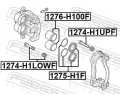 FEBEST Vodic ep brzdovho tmenu FBS 1274-H1UPF, 1274-H1UPF