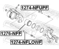 FEBEST Vodic ep brzdovho tmenu FBS 1274-NFUPF, 1274-NFUPF