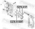 FEBEST Sada na opravu brzdovho tmenu FBS 1275-H1F, 1275-H1F
