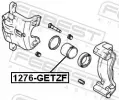 FEBEST Pst brzdovho tmenu FBS 1276-GETZF, 1276-GETZF