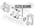 FEBEST Píst brzdového třmenu FBS 1276-SONR, 1276-SONR