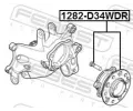 FEBEST Nboj kola FBS 1282-D34WDR, 1282-D34WDR