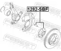 FEBEST Nboj kola FBS 1282-SBF, 1282-SBF