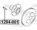 FEBEST roub kola FBS 1284-001, 1284-001