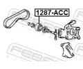FEBEST Napnac kladka drkovho klnovho emenu FBS 1287-ACC, 1287-ACC