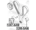 FEBEST Napnac kladka ozubenho emenu FBS 1287-SAN, 1287-SAN