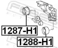FEBEST Vratn / vodic kladka ozubenho emenu FBS 1288-H1, 1288-H1