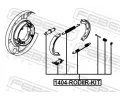 FEBEST Sada psluenstv parkovacch brzdovch elist FBS 1404-RODIIR-KIT, 1404-RODIIR-KIT