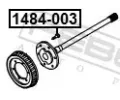 FEBEST Šroub kola FBS 1484-003, 1484-003