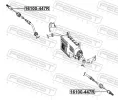 FEBEST Ta�n� lanko parkovac� brzdy FBS 16100-447R, 16100-447R