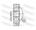 FEBEST Kloub podlnho hdele FBS 1611-164SHA, 1611-164SHA