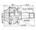 FEBEST Kloub hnacho hdele, sada FBS 1611-204R, 1611-204R