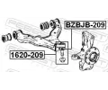 FEBEST ep ramene FBS 1620-209, 1620-209